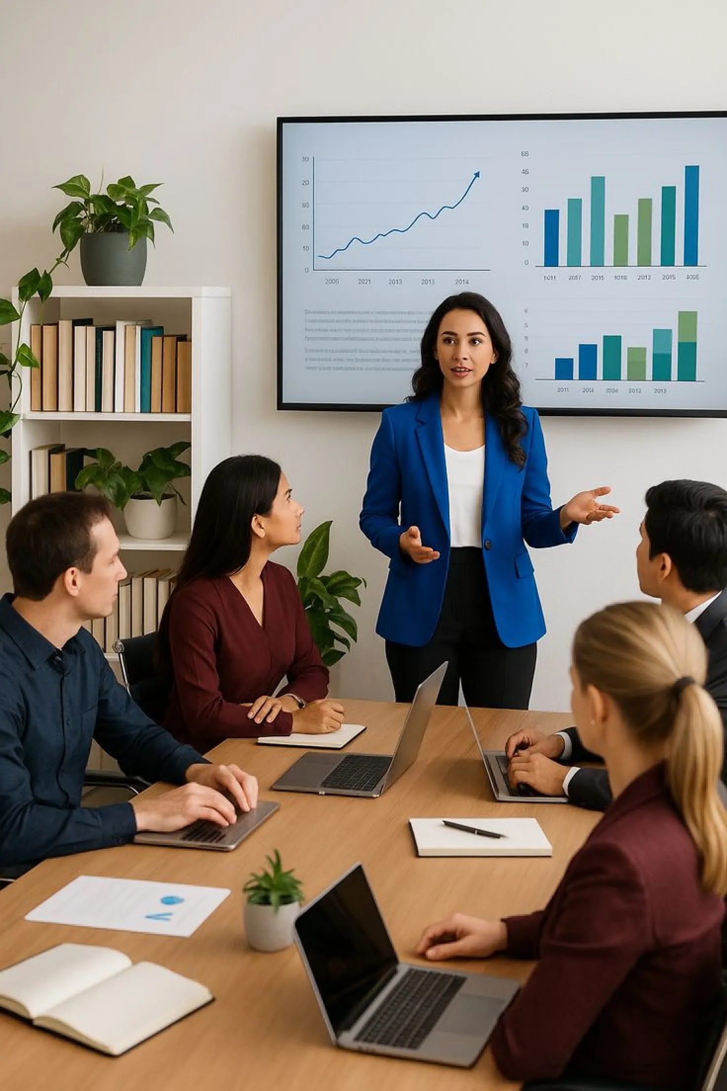 Zespół omawia wskaźniki logistyczne